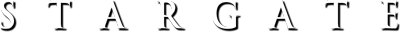 Stargate logo for Sega Genesis